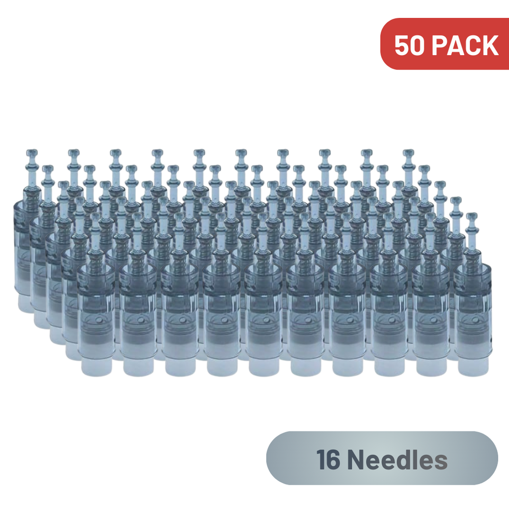 Derma Pen Replacement Cartridges – 50 Pack (16/36/42 Pins) - Value Bundle