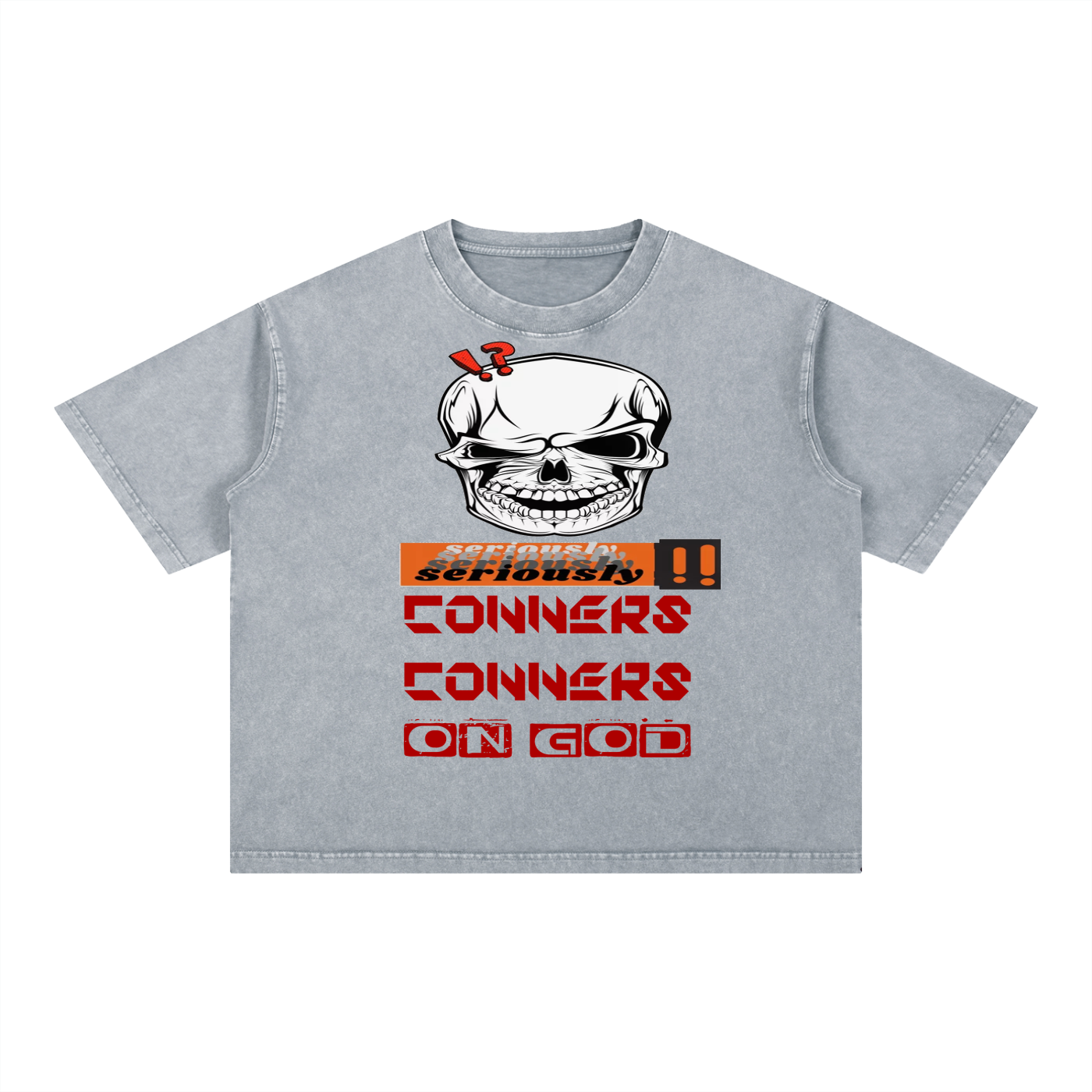Mineral Wash Boxy Cotton T-Shirt
