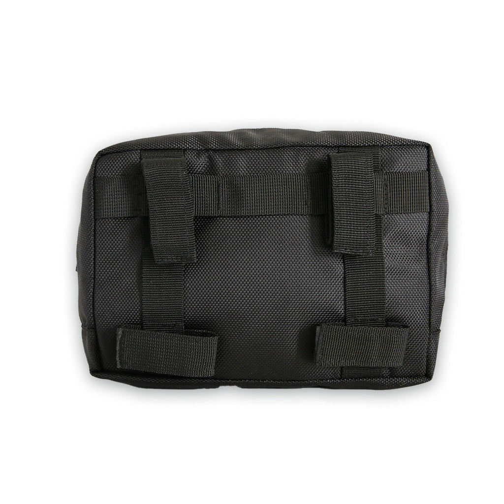 Black Canvas Motorcycle Bar Bag