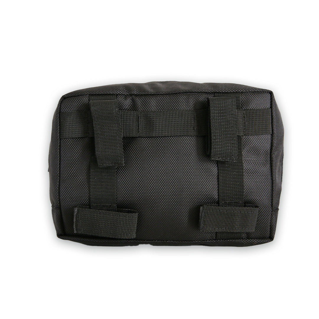Black Canvas Motorcycle Bar Bag