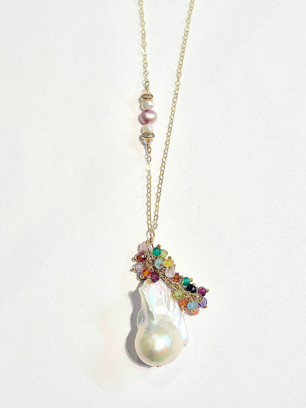 Baroque Pearl festival necklace
