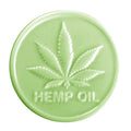 Hemp Oil Soap Mold (3 Round Bars)- Marijuana Hemp CBD Soap Mold