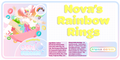 Nova's Rainbow Rings
