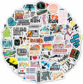 90 Running Stickers Collection
