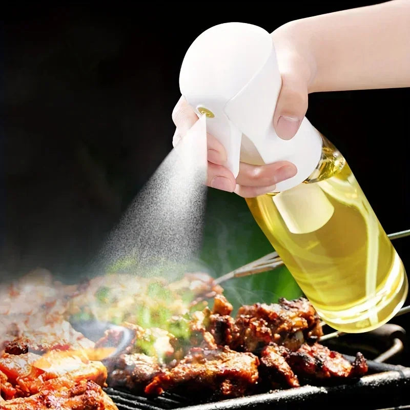 زجاجة رش الزيت 200/300/500 مل، بخاخ زيت الزيتون، موزع لزيت الطهي للمطبخ، للرحلات، للخبز، بخاخ للخل وصلصة الصويا