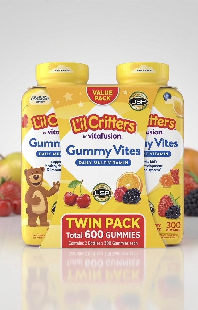 L'il Critters Gummy Vites Multivitamin - 600 Count
