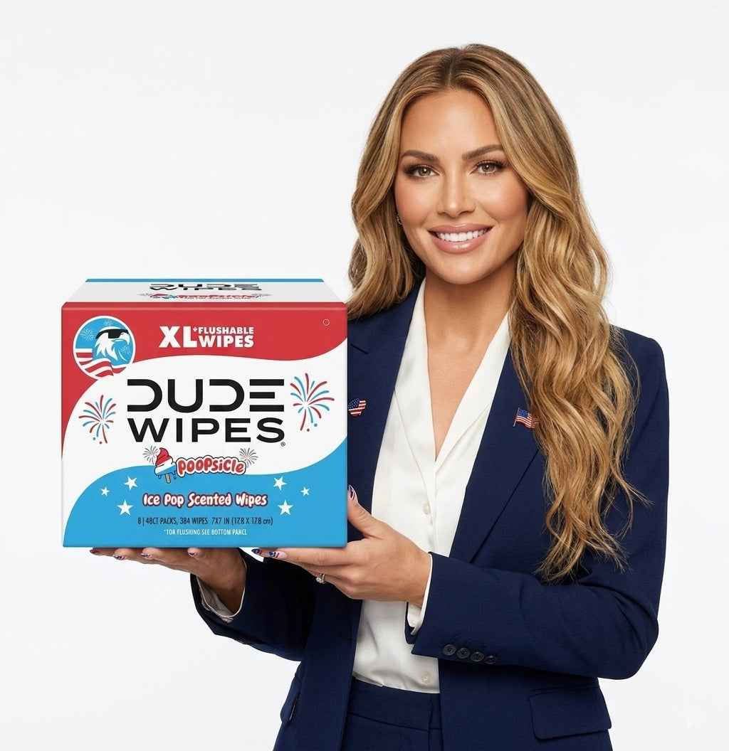 DUDE Wipes XL Flushable Wipes 400ct & 480ct Unscented, mints & Popsicle