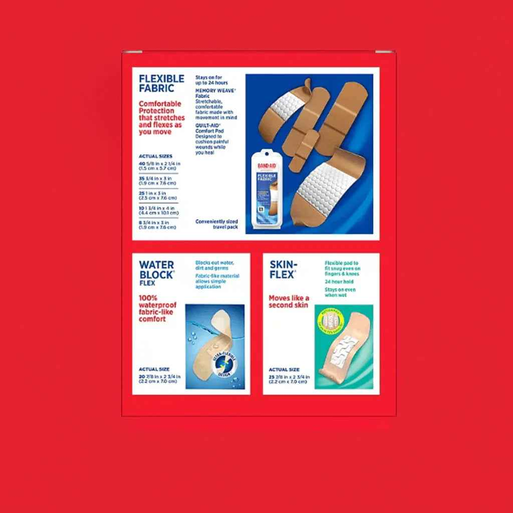 BAND-AID Adhesive Bandages, Variety Pack, 163 ct.