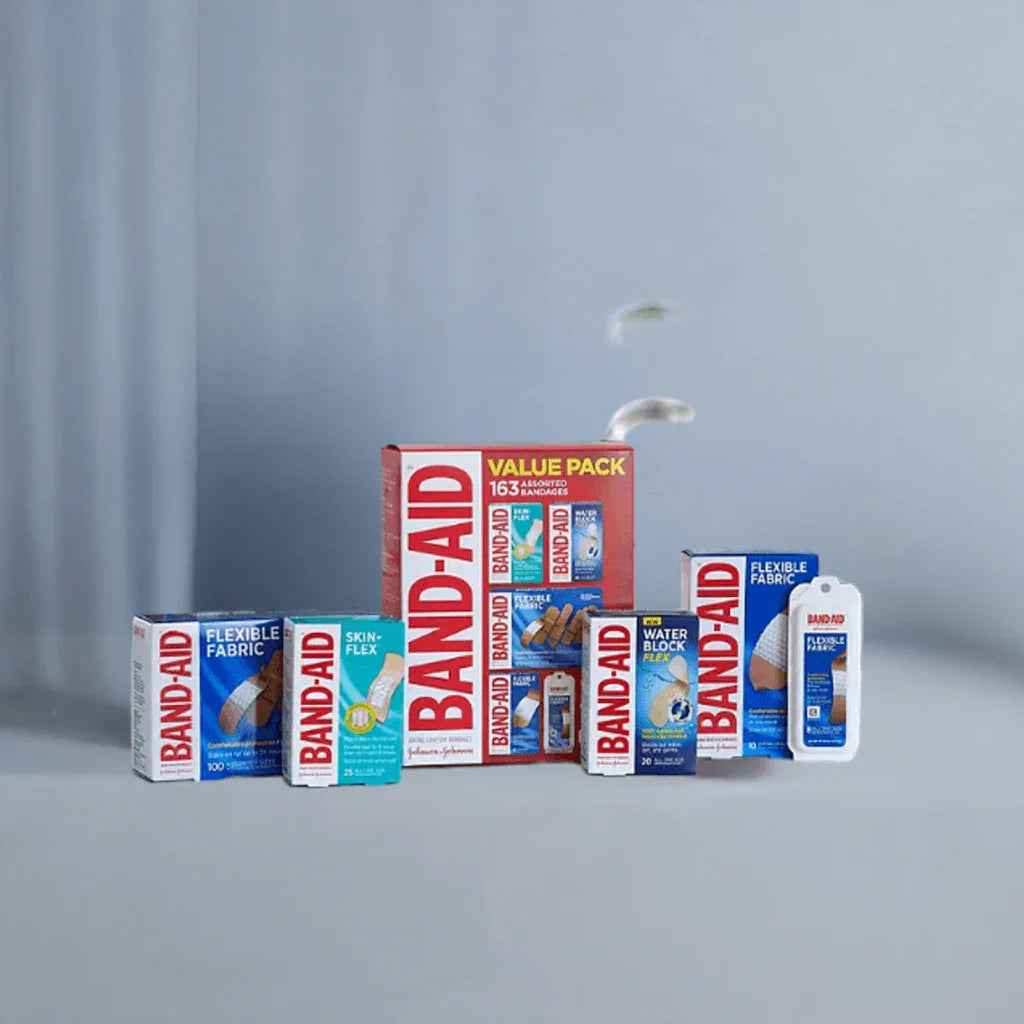 BAND-AID Adhesive Bandages, Variety Pack, 163 ct.