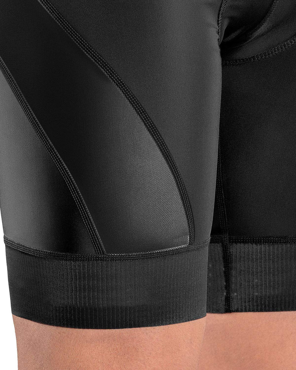 SLS3 FX Men's 8" Triathlon Shorts, Black (Small)
