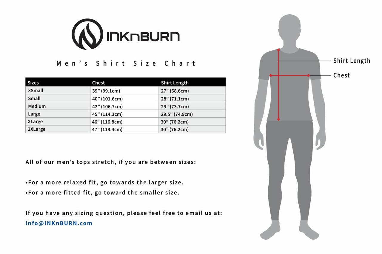 INKnBURN Men's NYC Tribute Tech Shirt (Large)