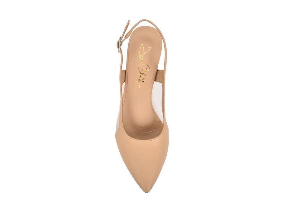 Dance New Nude Nappa/Clear Mesh