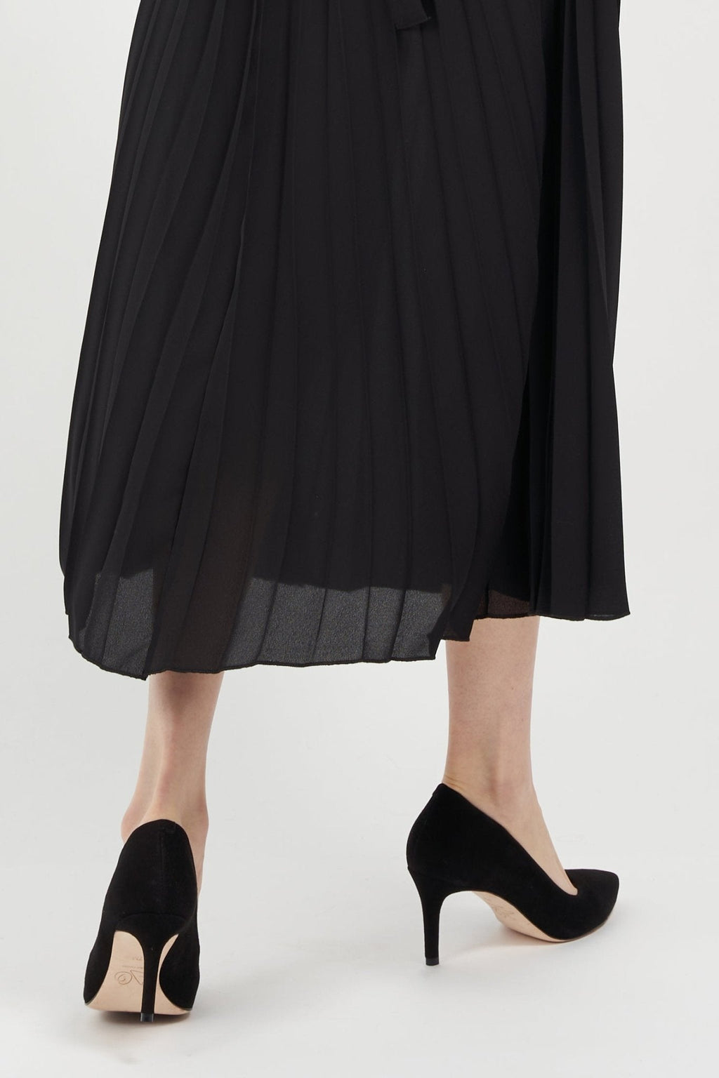 Deborah Black Kid Suede
