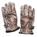 Snakeprint Motorcycle Gloves