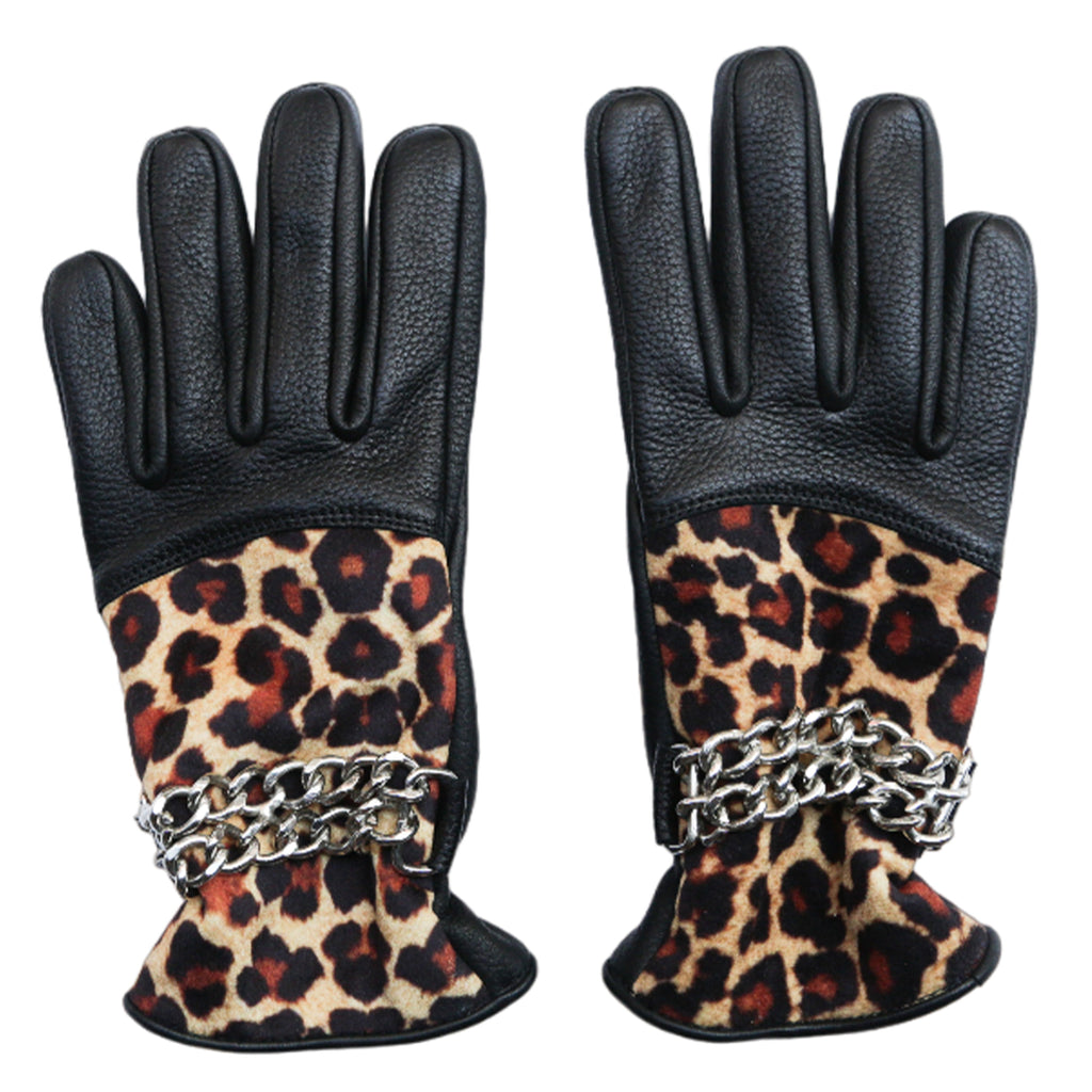 Cheetah Chain Gloves
